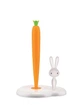Тримач для паперових рушників Alessi Bunny&Carrot White 16х20,2х29,4 см (SG42WHITE) - зображення 1
