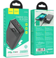 Повербанк 20000 Power Bank Hoco J102A Cool figure PD20W+QC3.0 20000 mAh с быстрой зарядкой для смартфонов Черный - изображение 4