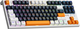 Клавиатура механическая проводная GamePro MK180W Hot-Swap Red Swich TKL RGB White - изображение 3