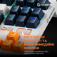 Клавиатура механическая проводная GamePro MK180W Hot-Swap Red Swich TKL RGB White - изображение 17