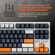 Клавиатура механическая проводная GamePro MK180W Hot-Swap Red Swich TKL RGB White - изображение 18