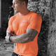 Футболка компрессионная мужская Gym Generation 2XL Muscular Giants оранжевый - изображение 7