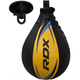 Пневмогруша боксерська RDX 2Y Boxing Speed Ball Leather Multi Yellow/Blue - зображення 1