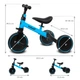 Біговел велосипед Kidwell 3в1 PICO Blue - зображення 7