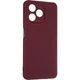 Чехол Fiji Full Soft Premium для Realme Note 50 (RMX3834) противоударный бампер с микрофиброй Bordo - изображение 1