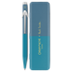 Ручка Caran d'Ache 849 Paul Smith Cyan Blue & Steel Blue + пенал NM0849.342 (7630002353281) - изображение 1