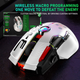Беспроводная игровая мышь UrChoiceLtd X6 PRO, ультралегкая, сенсор Pixart PAW3325, до 12000 DPI, 2,4G/USB-C, 6 программируемых кнопок, аккумулятор 1000 мАч, для ПК/MAC/PS4/XBOX (белый) - изображение 4