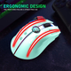 Беспроводная игровая мышь UrChoiceLtd X6 PRO, ультралегкая, сенсор Pixart PAW3325, до 12000 DPI, 2,4G/USB-C, 6 программируемых кнопок, аккумулятор 1000 мАч, для ПК/MAC/PS4/XBOX (зеленый) - изображение 8