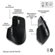 Комплект Logitech MX Keys S Combo для MAC Bluetooth/Wireles UA Space Grey (920-012845) - изображение 4