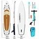 Надувная SUP доска AERO 2.0 Luxury Yacht Board 12.6" (380x82x15см) Brown - изображение 1