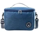 Сумка для обідів для ланчу Your City lunch bag термосумка для їжі 24х14х17 см з плечовим ременем синя - зображення 4