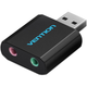 Звуковая плата Vention Audio USB 2х3,5mm jack Metal (VAB-S17-B) - изображение 1