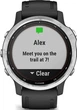 Спортивні годинник Garmin Fenix 6S Solar Silver with Black Band (010-02409-00) - зображення 6