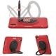 Чехол ARM Cover Apple iPad Mini 7 (8.3" экран) противоударный с кольцом подставкой Red/Black - изображение 2
