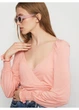 Блуза H&M M Кораловий 25-1048_03 - зображення 4