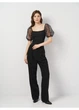Блузка-боди PrettyLittleThing 42 Черный HA4243_бел.гор.рук_03 - изображение 2