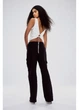Брюки-карго H&M 32 Черный 1159410_03 - изображение 3