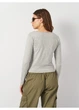 Жіночий лонгслів H&M M Сірий 0801673_сер.мел - зображення 3
