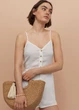 Напівкомбінезон з мікро-дефектом H&M 36 Білий 0742084_б_05 - зображення 3