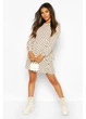 Платье boohoo 42 Светло-бежевый HA4311_02 - зображення 4