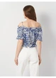 Топ-блузка H&M 38 Білий 16-0180 - зображення 3