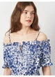 Топ-блузка H&M 38 Білий 16-0180 - зображення 4