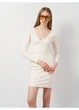 Платье Missguided 36 Молочный DE935487_10 - изображение 1