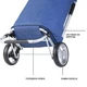 Сумка-візок ShoppingCruiser Foldable Blue (650061) - зображення 9
