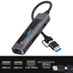 USB-хаб XoKo AC-350 USB2.0 USB3.0 SD TF RJ45 (XK-AC-350) - изображение 8