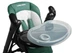 Стільчик для годування + гойдалка Caretero Indigo Black Green TERO-7651 (5908310397160) - зображення 12