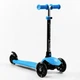 Самокат-велобіг 3в1 Best Scooter колеса PU зі світлом, сидіння, батьківська ручка. Blue (106697) - зображення 5