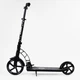 Самокат двоколісний "Best Scooter" з PU колесами, 1 амортизатором. Black (00076) - зображення 6