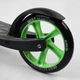 Самокат двухколесный "Best Scooter", с PU колесами, 1 амортизатором. Black and Green (99666) - изображение 4