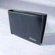 Кошелёк зажим купюр мужской из натуральной кожи чёрный Prensiti 071_Black - изображение 1