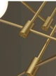 LED люстра Жемчужина 8818 (Золотистая) на 9 плафонов - изображение 4