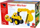 Zestaw Big PowerWorker koparka + figurka Żółta Szara (4004943548359) - obraz 1