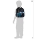 Рюкзак Class SchoolCase Mini Drive 35 х 27 х 16 см 2 відділення Чорний із синім (2409C) (8591662240900) - зображення 7