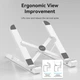 Підставка для ноутбука Vention Laptop X-type Stand ABS White (KDNW0) - зображення 6