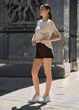 Жіночі шорти Staff em brown XS - изображение 3