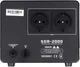 Стабілізатор напруги Gemix SDR-2000 2000VA (1400 Вт), вход. напряжение 140-260В, исх напряжение 220В + - 6,8 (SDR2000.1400W) - зображення 2