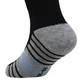 Гетри футбольні дитячі Zelart 624 розмір 28-33 Black-Grey - зображення 5