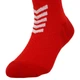 Гетры футбольные детские Zelart 621 размер 28-33 Red-White - изображение 6