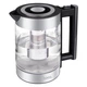Електрочайник HOCO HA01A Kitchen high boron glass electric kettle 1.8L - зображення 1
