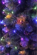 Світлодіодна гірлянда Кінський хвіст Роса на ялинку, 200 LED, від USB, 10 ниток по 2м, Мультиколор - зображення 2