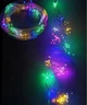 Світлодіодна гірлянда Кінський хвіст Роса на ялинку, 200 LED, від USB, 10 ниток по 2м, Мультиколор - зображення 3