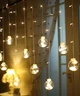Світлодіодна гірлянда бахрома Кульки в кулях, 10 LED, 2,5х0,8 м, IP44, Теплий білий - зображення 6