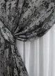Комплект готовых штор VR-Textil Мрамор Al-7 № 1464ш Серый с черным 150х290 см 2 шт (33-0327) - изображение 5
