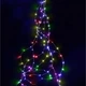 Світлодіодна гірлянда Кінський хвіст Роса на ялинку, 200 LED, від USB, 10 ниток по 2м, Мультиколор - зображення 8