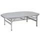 Туристический стол Bo-Camp Premium Oval 120x80 cm Grey (1404420) - изображение 2