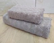 Набір турецьких махрових рушників 50х90+70х140 Gulcan Jacquard Cotton Lux Damla Dark Bej - зображення 2